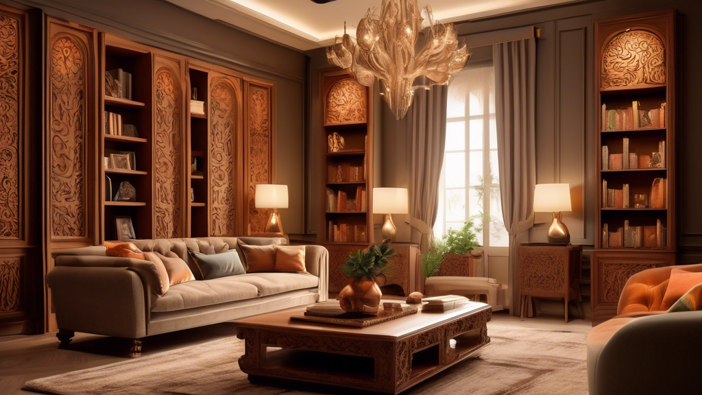 Elegant Storage: Tall Living Room Cabinets – Preneer