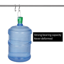 Load image into Gallery viewer, Best fle over cabinet door hook stainless steel multipurpose s hook over the door hook use for kitchen cabinet drawer bathroom wardrobe office 10 pack