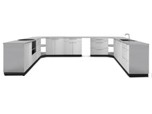 Load image into Gallery viewer, Outdoor Kitchen Stainless Steel 11 Piece Cabinet Set