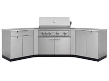 Load image into Gallery viewer, Outdoor Kitchen Stainless Steel 5 Piece Cabinet Set