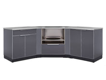 Load image into Gallery viewer, Outdoor Kitchen Aluminum 5 Piece Cabinet Set