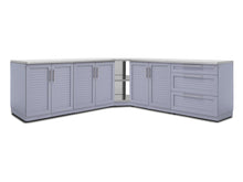 Load image into Gallery viewer, Outdoor Kitchen Aluminum 5 Piece Cabinet Set