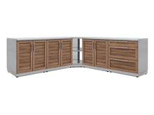 Load image into Gallery viewer, Outdoor Kitchen Stainless Steel 5 Piece Cabinet Set