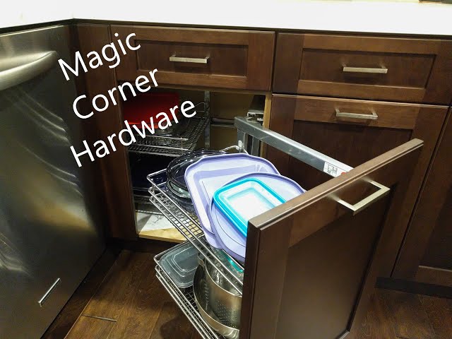 In this video, I explore what a blind corner cabinet is, and a storage accessory that I call the Magic Corner for easier access