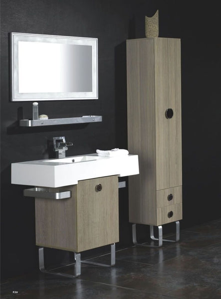 On A Budget Narrow Double Vanity