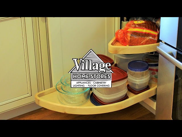 Just because you don't have room for a lazy susan doesn't mean you can't make good use of the corner space