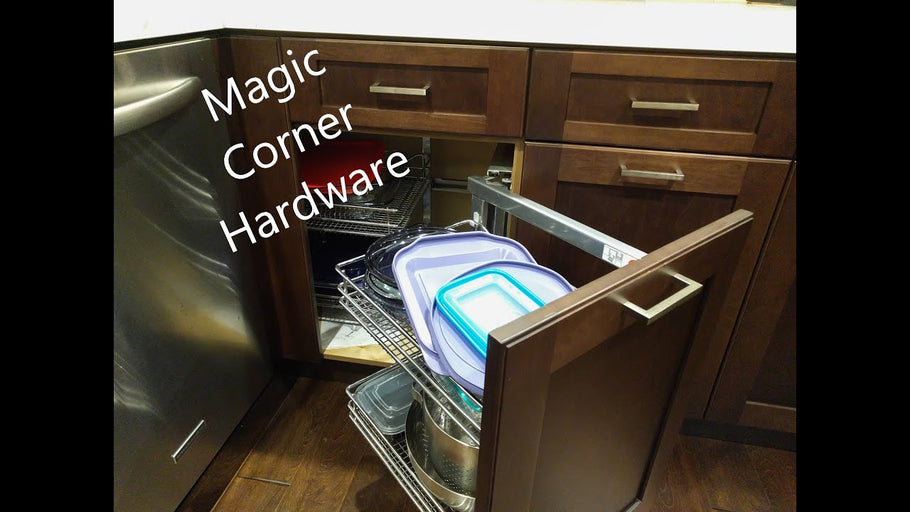 In this video, I explore what a blind corner cabinet is, and a storage accessory that I call the Magic Corner for easier access