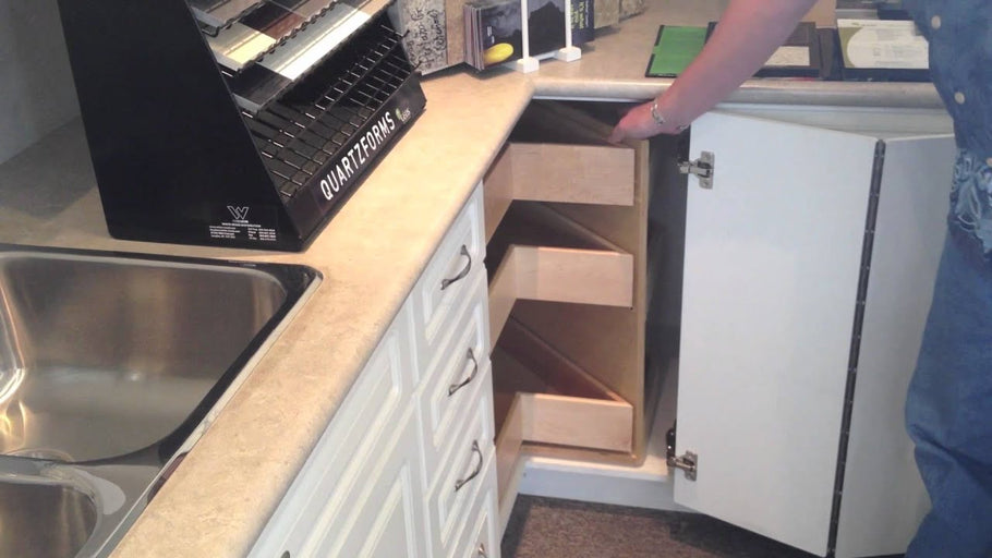 Gillingham Cabinets is pleased to demonstrate our Revolution Corner Cabinet - a great solution to the corner-cabinet problem, the Revolution Corner is a ...