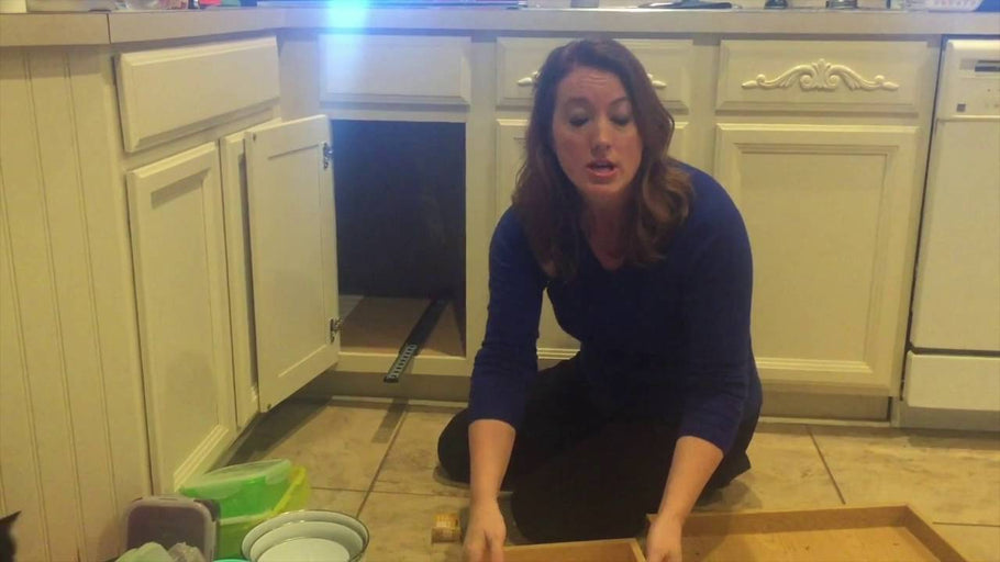 Easy DIY fix for those hard to see blind corner cabinets.