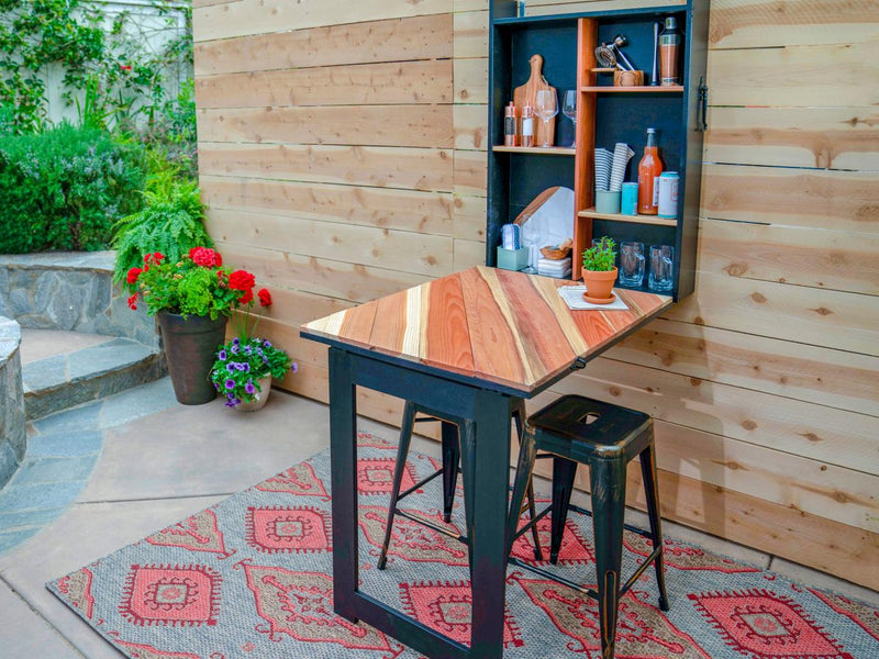 A DIY outdoor bar can make or break the backyard space