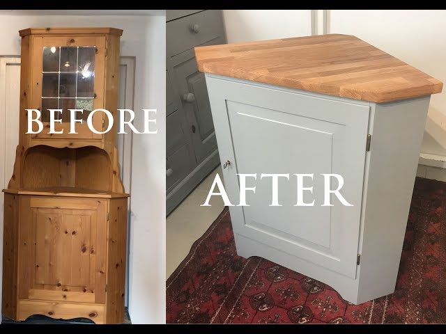 Designer & Upcycler Arlo Knox shows how to Upcycle an old corner cabinet!!!