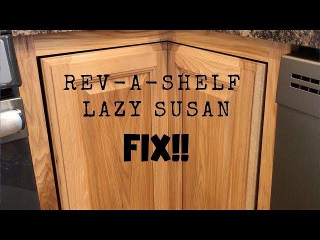 We were having problems with our Rev-A-Shelf not staying in place