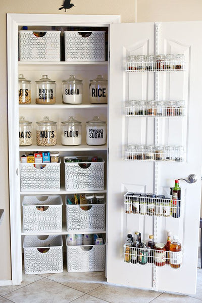 Having a pantry in the first place is really great because that gives you plenty of room to store all sorts of things