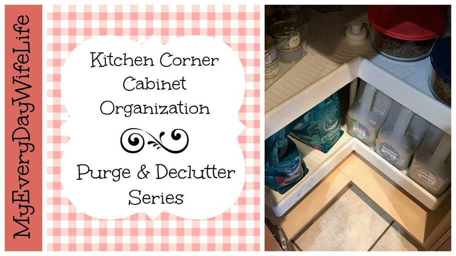 Kitchen Corner Cabinet || Purge & Declutter Series Finally the last kitchen cabinet to be decluttered! Now onto deep cleaning and redecorating the Kitchen ...