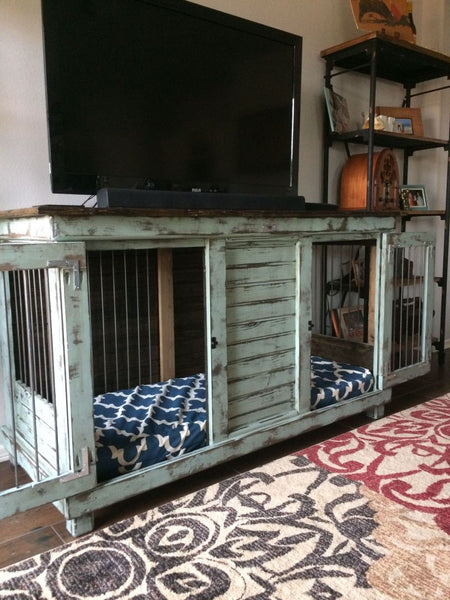 Uk Concept Double Dog Crate Furniture