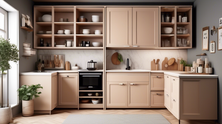 Small Kitchen Cabinet with Doors: A Practical Solution