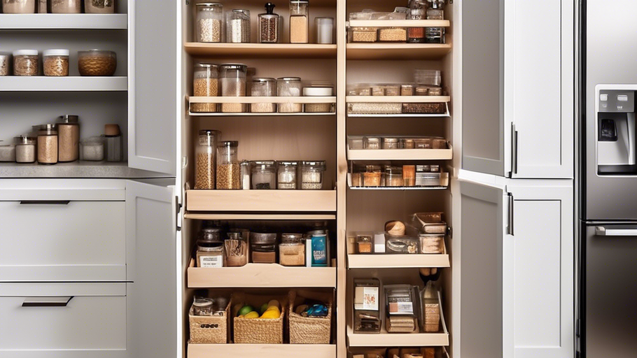 Pull-Out Pantry: A Space-Saving Storage Solution