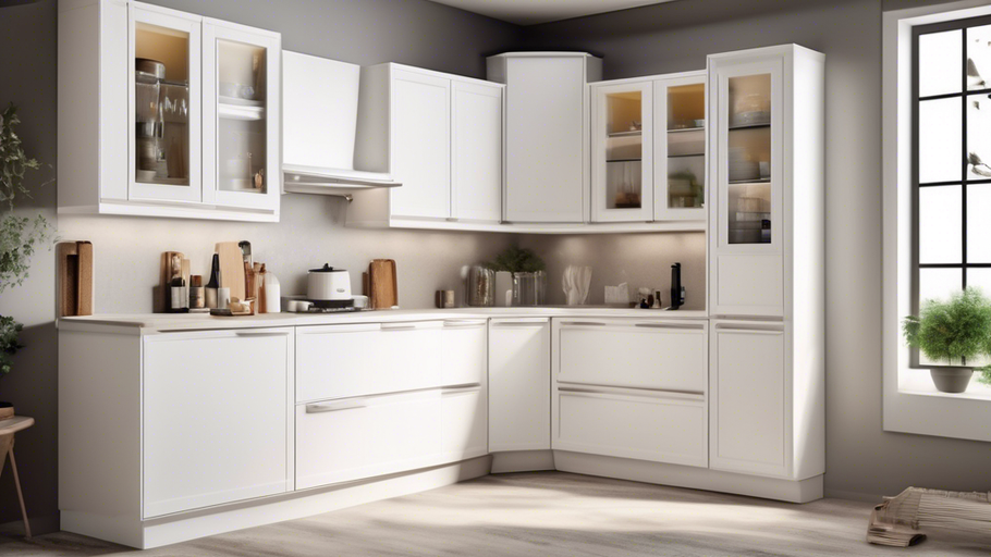 White Corner Cabinet: Enhance Your Kitchen's Functionality and Style