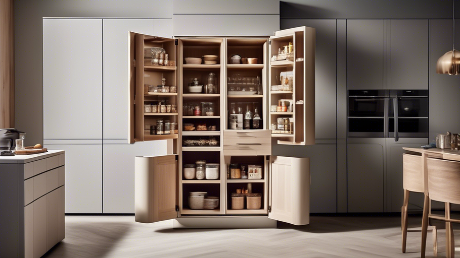 Modern Freestanding Kitchen Pantries