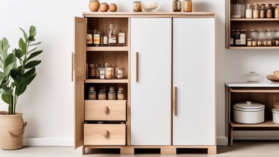 Free-Standing Kitchen Pantry Cabinet: A Space-Saving Solution