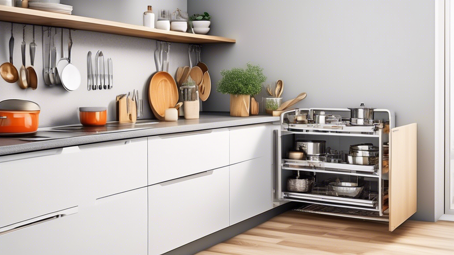 Maximize Kitchen Space: Deep Cabinet Organizer Solutions