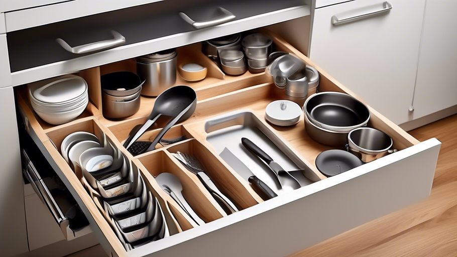 Maximize Drawer Space with a Pull-Out Organizer