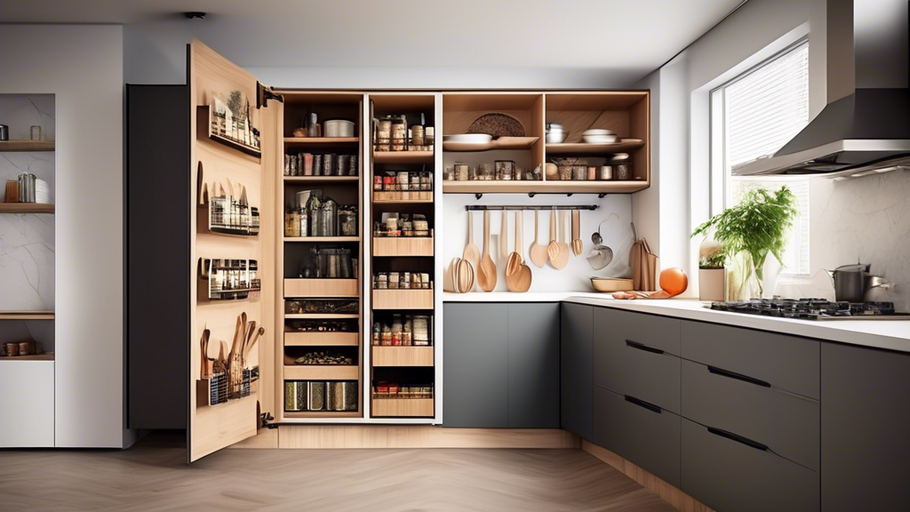 Smart Kitchen Solutions: Narrow Pull Out Cabinet