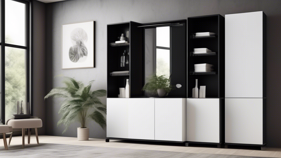 Black Cabinet Storage: Elegance and Functionality