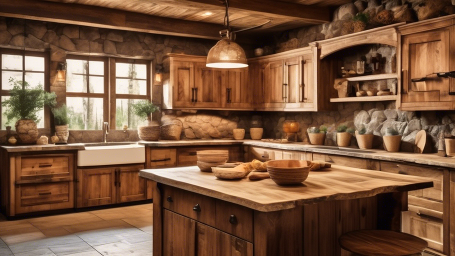 Rustic Kitchen Cabinetry: A Touch of the Country in Your Kitchen