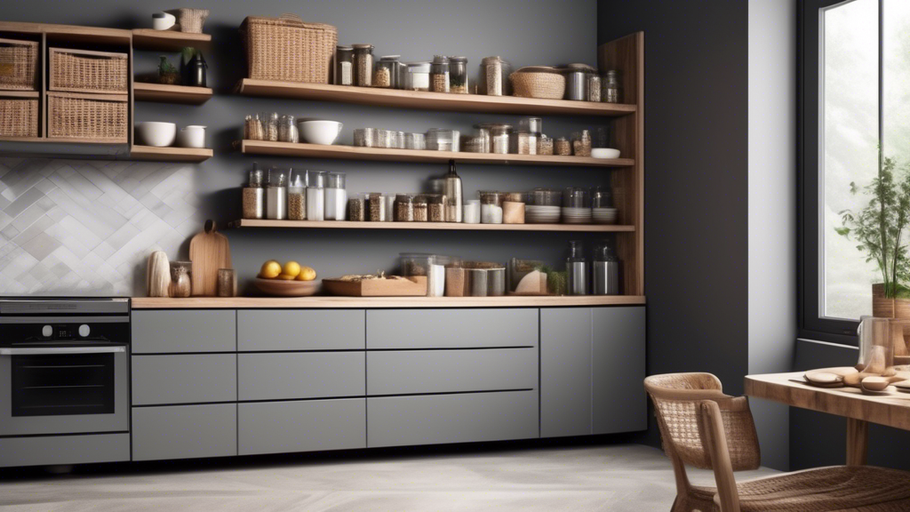 Stylish Grey Kitchen Pantry Ideas