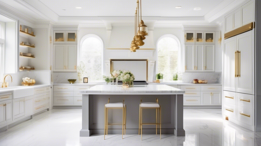 Petite Elegance: Enhancing with Small White Cabinets