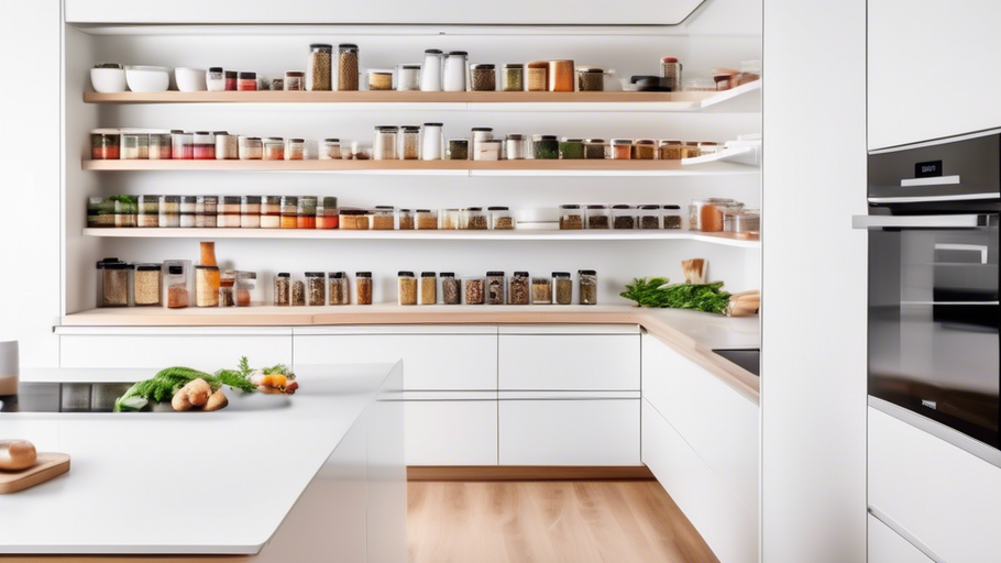 Kitchen Organization: Slide-Out Pantry Shelves