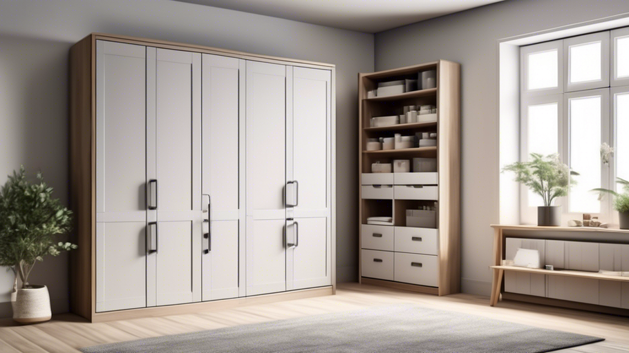 Spacious Storage Cupboards with Doors