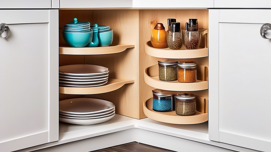 Maximize Storage: Corner Cabinet Lazy Susans