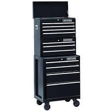 Organize with 26 in 13 drawer heavy duty ball bearing 3 pc combo is perfect for your home garage or small work shop this 3 piece set includes a top chest middle chest and rolling cabinet store small parts hand tools or power tools in these storage boxes gr