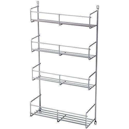 Storage knape vogt sr15 1 fn door mounted spice rack cabinet organizer 20 inch by 10 81 inch by 3 88 inch by knape vogt