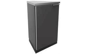 Outdoor Kitchen Aluminum 45 Degree Corner Cabinet