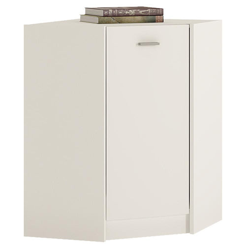 4You Corner Cabinet Pearl White