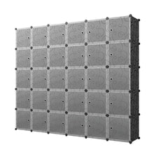 Load image into Gallery viewer, Amazon best kousi cube organizer storage cubes organizers and storage storage cube cube storage shelves cubby shelving storage cabinet toy organizer cabinet black 30 cubes