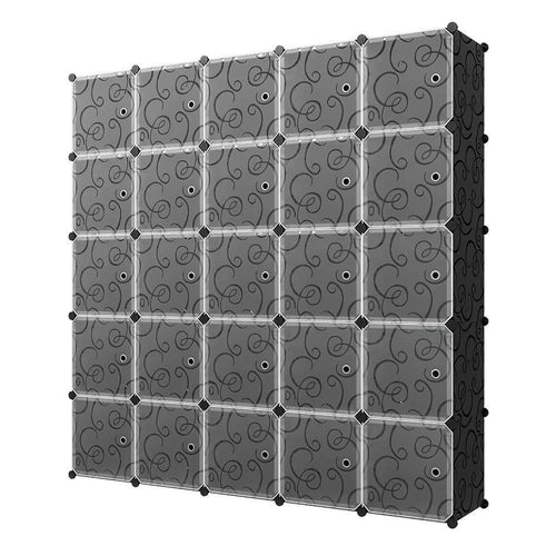 Storage organizer kousi cube organizer storage cubes organizers and storage storage cube cube storage shelves cubby shelving storage cabinet toy organizer cabinet black 25 cubes