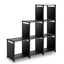 Load image into Gallery viewer, Try tomcare cube storage 6 cube closet organizer shelves storage cubes organizer cubby bins cabinets bookcase organizing storage shelves for bedroom living room office black