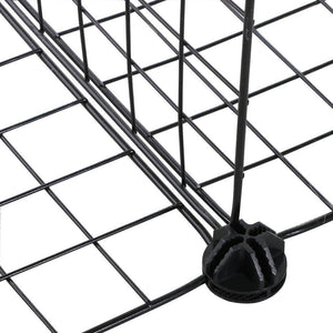 Discover the best genenic 12 cube closet organizer garage storage racks sets shelf cabinet wire grids panels and units for books plants toys shoes clothes stainless steel black