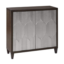 Load image into Gallery viewer, Purchase madison park mp130 0657 leah storage cabinet modern transitional luxe double door design solid wood legs living room furniture accent chest 34 25 tall silver