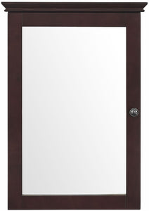 Great crosley furniture lydia mirrored bathroom wall cabinet espresso