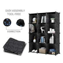 Load image into Gallery viewer, Budget kousi cube organizer storage cubes organizers and storage storage cube cube storage shelves cubby shelving storage cabinet toy organizer cabinet black 30 cubes