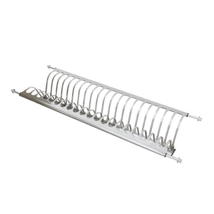 On amazon gobrico stainless steel 2 tier dish drying rack for width 800mm cabinet plate bowl storage organizer holder