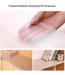 Order now bloss plastic shelf liners cabinet drawer liner non slip shelf liner non adhesive refrigerator mat cupboard pad no odor for kitchen home clear 17 7 59 inch