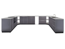 Load image into Gallery viewer, Outdoor Kitchen Aluminum 11 Piece Cabinet Set