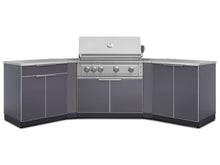 Load image into Gallery viewer, Outdoor Kitchen Aluminum 5 Piece Cabinet Set