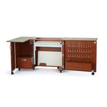 Load image into Gallery viewer, Top rated kangaroo kabinets wallaby 2 sewing cabinet teak